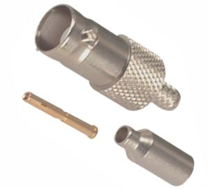 EIE BNC-Socket Crimp RG174 Tef+Tube