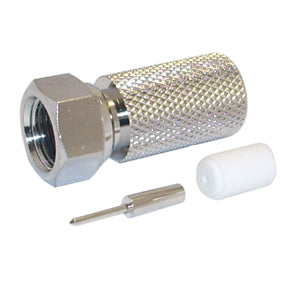 EIE F-Plug Twist & Pin in-Line 10.5mm 3PC
