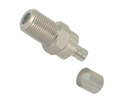 EIE F-Socket Crimp for 6mm RG59 / RG62 Cable (2PCS)