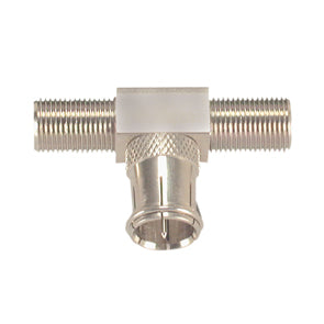 EIE Adapter .F-Plug to 2X .F-Socket T-Junction