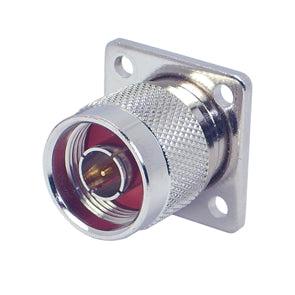 EIE Plug N-Type Panel Mount Square Flange