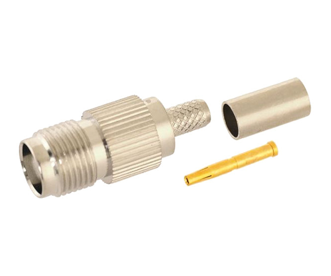 EIE Tnc-Socket Crimp RG58U 5mm 3-PC