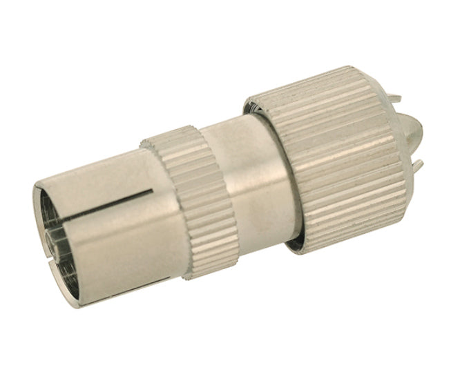EIE Pal-Socket TV in-Line Metal