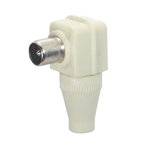 EIE Pal-Plug TV Right-Angle White