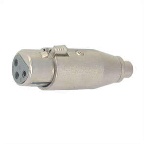 EIE Adaptor Rca Socket-Xlr Socket 3 Way