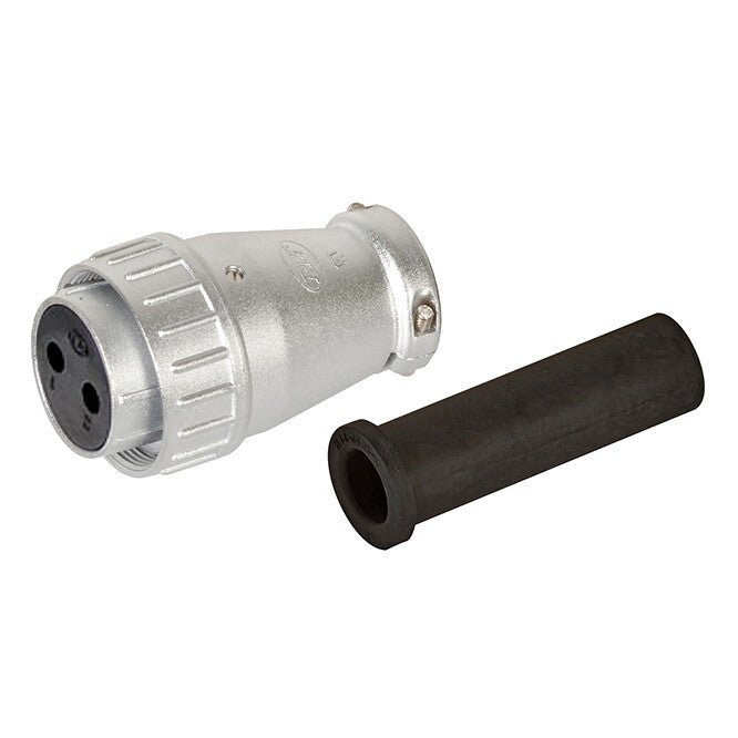 EIE Circular Power Connector M22 2W Socket in-Line