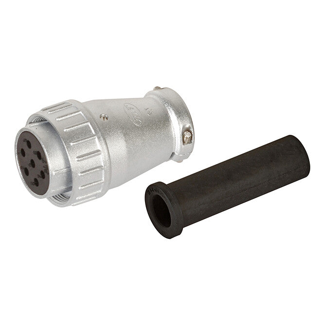 EIE Circular Power Connector M22 7W Socket in-Line