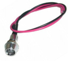 EIE 5mm LED Indicator 12VDC Clear Red PH=8mm