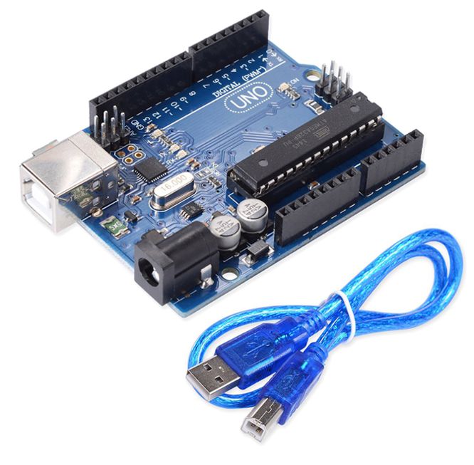 Keyestudio Arduino Uno R3 Develop. with Dip Chip + USB Lead