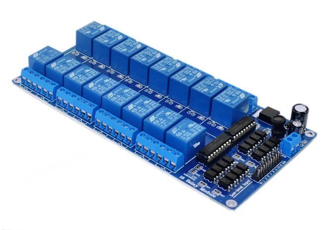 Keyestudio 16-CH Relays 12V Development Module