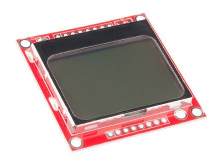 EIE Nokia 5110 LCD Display Module Red PCB