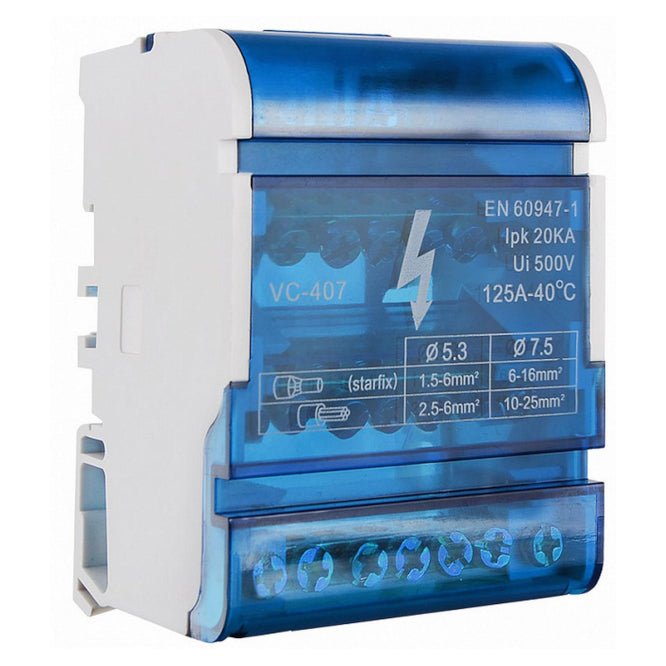 Swan Electric Modular Distribution Block 4BAR 125A