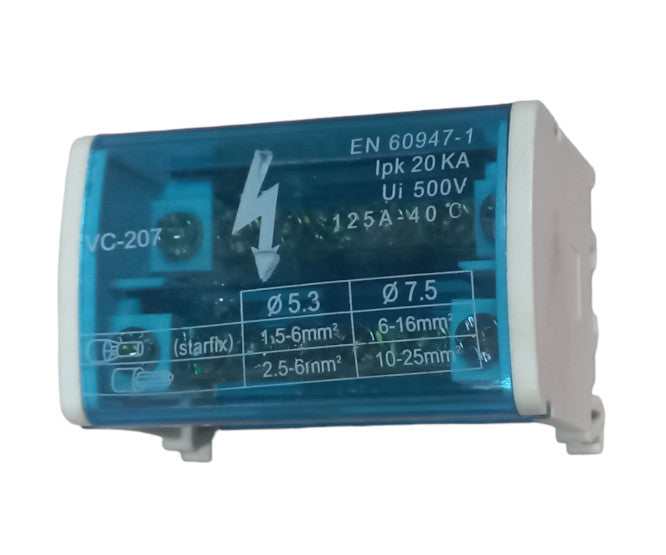 Swan Electric Modular Distribution Block 2 Bar 125A