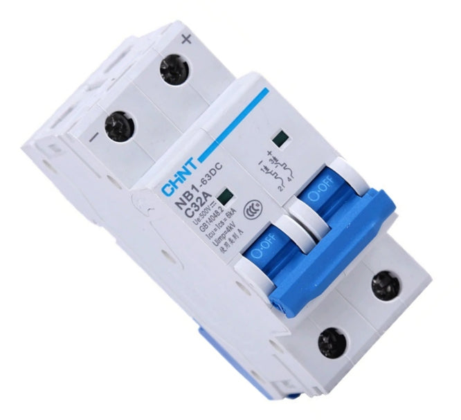 Chint DC Mini Circuit Breaker 2P 40A 125VDC Max
