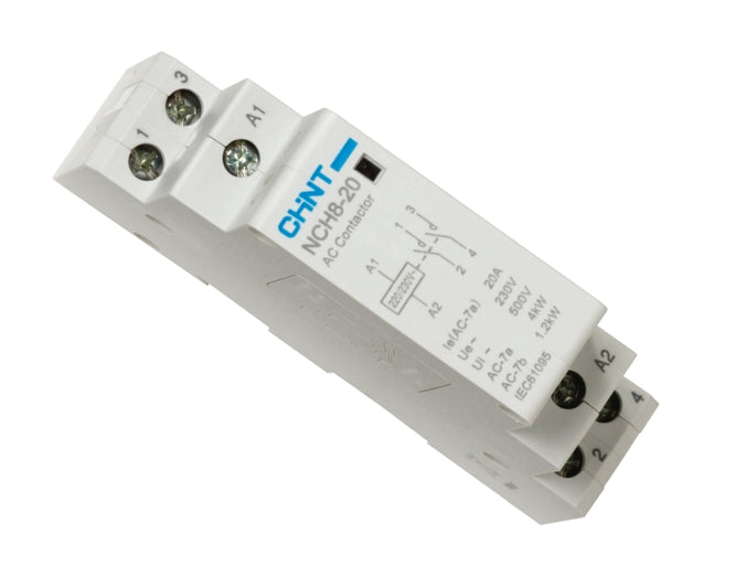 Chint Modular Contactor 2P (2XNO) 20A 240VAC