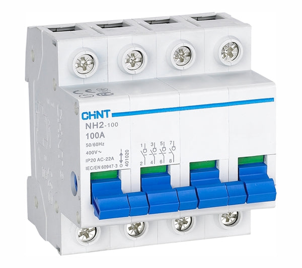 Chint DIN Rail Mount Isolator 4P | Buy Online | Zisabo