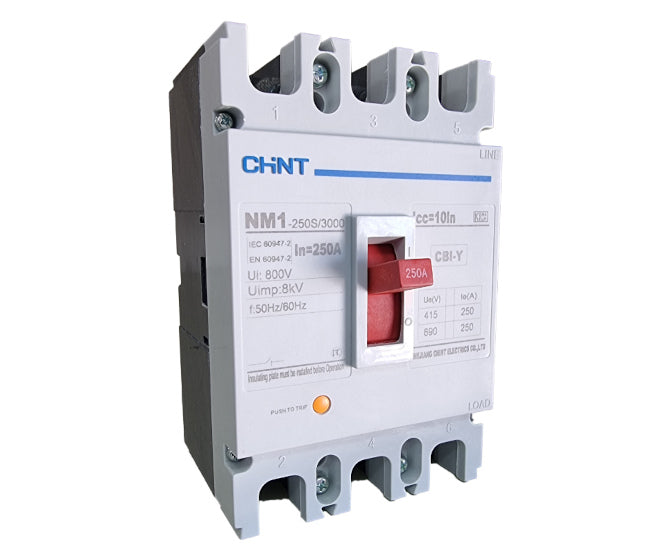 Chint Moulded Case Isolator 3POLE 225A 25kA