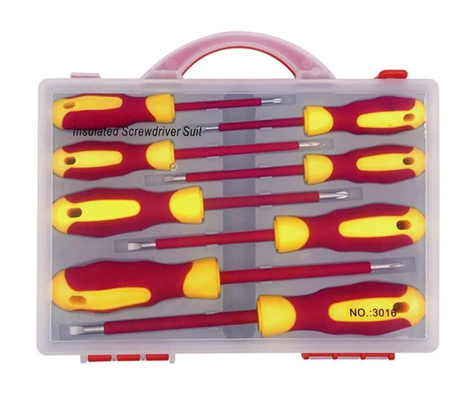 EIE 8PCS Crv Screwdriver Set Chrome Vanadium Steel