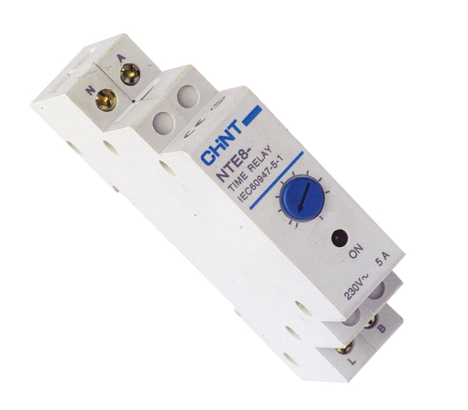 Chint Delay on Timer Relay D/Rail 12S- 120SEC 230VAC