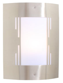 Eurolux Bar Design Outdoor Wall Light – Satin Chrome