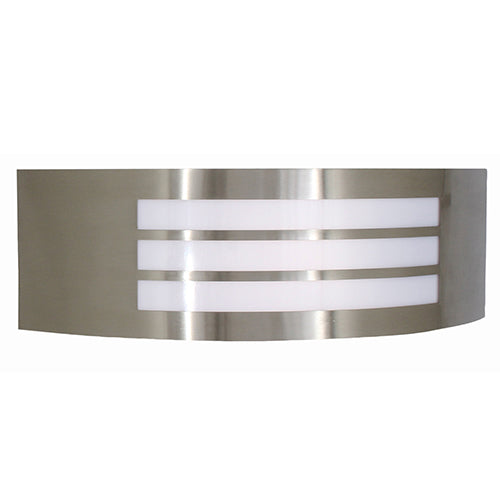 Eurolux Stainless Steel Grid Outdoor Wall Light – Horizontal 310mm