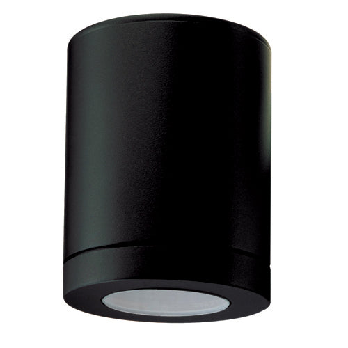 Eurolux Metro Round Outdoor Downlight 90mm Dia – Black