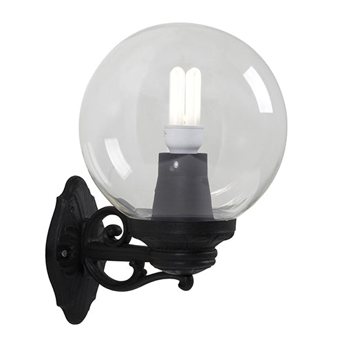 Fumagalli Bisso up and down black pedestal light for outdoor use
