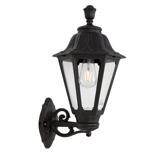 Fumagalli Bisso/Rut Up Outdoor Wall Lantern – Black