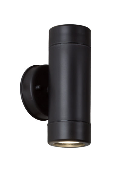 Eurolux Outdoor GU10 LED Wall Light – Up & Down, Black