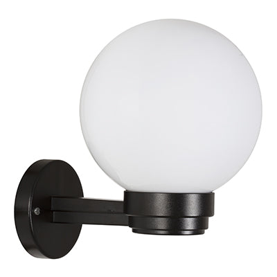 Eurolux Outdoor 200mm Bowl Fitting – Wall Mount, Opal