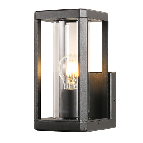 Eurolux Bhok Ali Square Outdoor Light Clear Glass – Wall Light