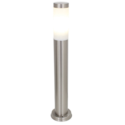 Eurolux Stainless Steel Plain Outdoor Bollard, Pedestal and Pole – Bollard 650mm