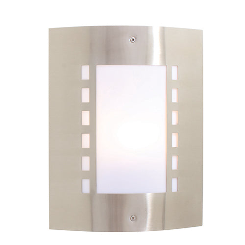 Eurolux Film Reel Design Outdoor Wall Light – Satin Chrome