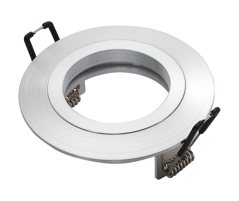 O-lite Downlight Fitting with Removable Ring, Satin Nickel Aluminium – 821/822/824 Series