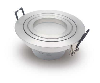 O-lite 6W LED Downlight Complete with Driver – Round & Square, White & Satin Nickel