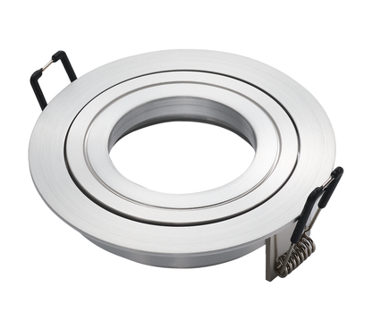 O-lite Downlight Fitting with Removable Ring, Satin Nickel Aluminium – 821/822/824 Series