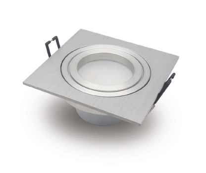 O-lite 6W LED Downlight Complete with Driver – Round & Square, White & Satin Nickel
