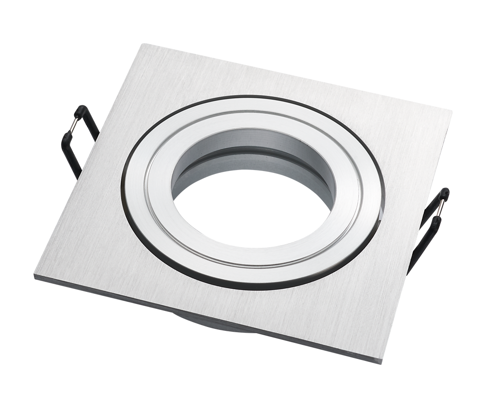 O-lite Downlight Fitting with Removable Ring, Satin Nickel Aluminium – 821/822/824 Series