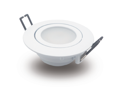 O-lite 6W LED Downlight Complete with Driver – Round & Square, White & Satin Nickel
