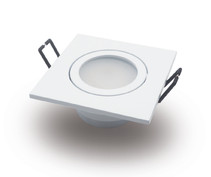O-lite 6W LED Downlight Complete with Driver – Round & Square, White & Satin Nickel
