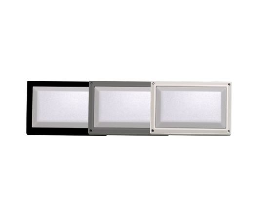 O-lite Luna LED Rectangular Bulkhead Fitting 20W, IP65