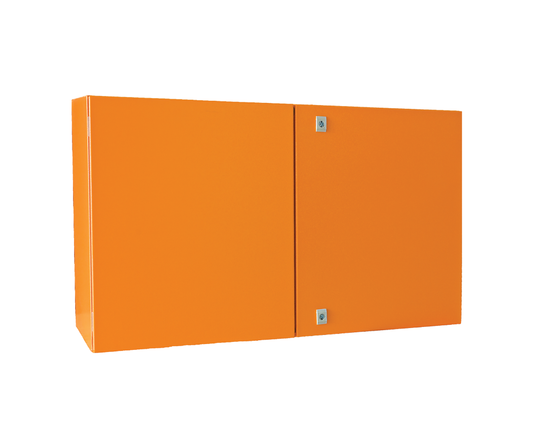 Orange Double Door Steel Enclosure