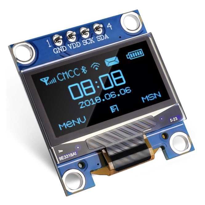 EIE Oled Screen I2C Blue/Yellow, Iic 0.96"