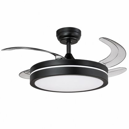 O-lite Aquila Retractable Ceiling Fan 42", 3CCT LED Light, 230V
