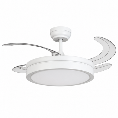 O-lite Aquila Retractable Ceiling Fan 42", 3CCT LED Light, 230V