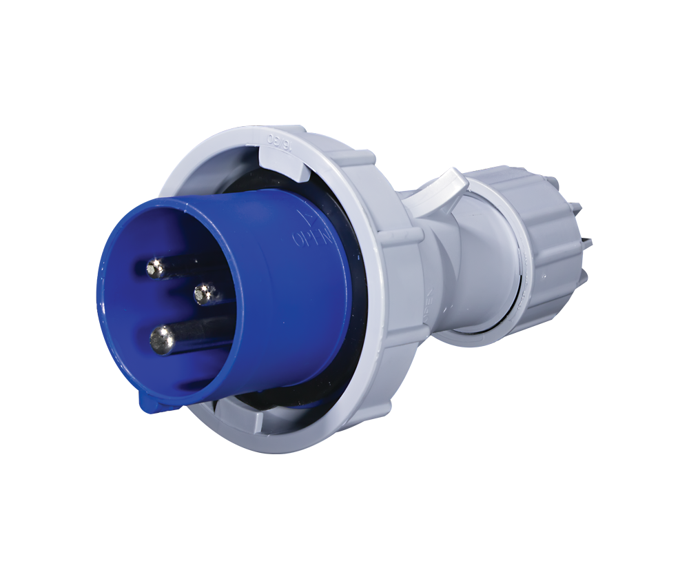 Onesto Onyx IP44 & IP67 Industrial CEE Male Plug Top – 16A to 125A | 3P, 4P, 5P & 7P