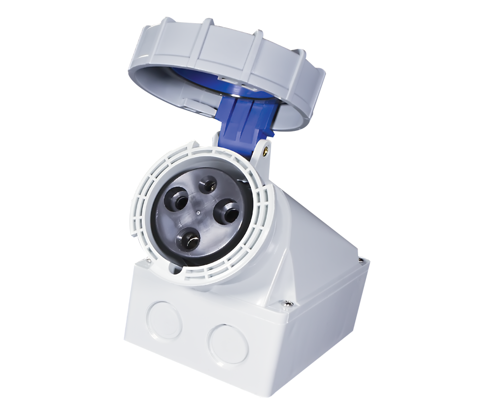 Industrial CEE Unswitched Socket Outlet 16A-125A | IP44 & IP67 | 3P, 4P, 5P & 7P | Onesto Onyx Range