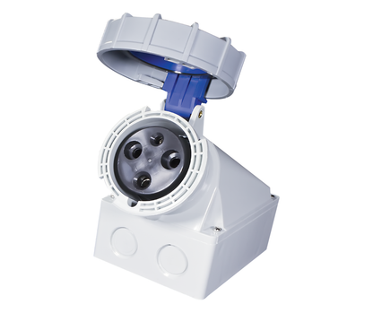 Industrial CEE Unswitched Socket Outlet 16A-125A | IP44 & IP67 | 3P, 4P, 5P & 7P | Onesto Onyx Range