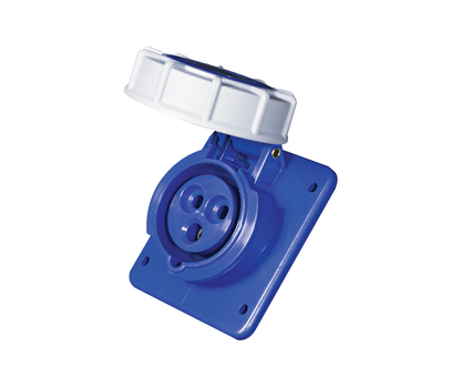 Industrial CEE Angle Panel Socket 16A-125A | IP44 & IP67 | 3P, 4P & 5P | Onesto Onyx Range