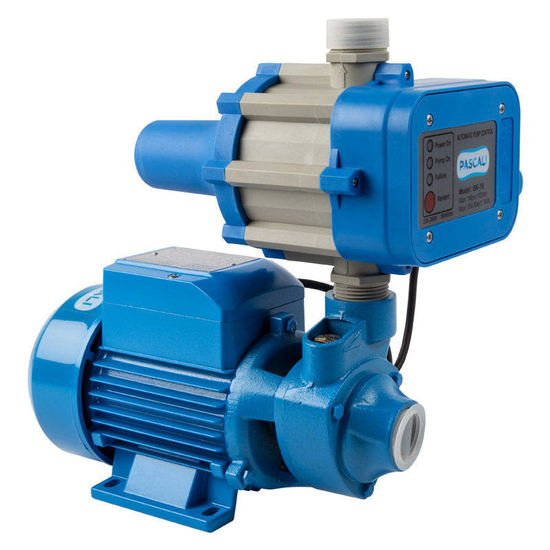 Pascali 0.37kW automatic peripheral pressure pump with PASSK10 controller for domestic water boosting